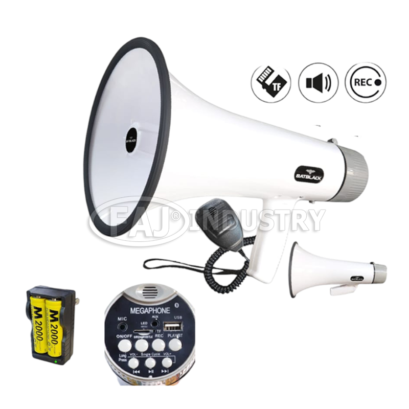 MEGAFONO 80W RECARGABLE C/USB/BLUETOOTH BT-MF90